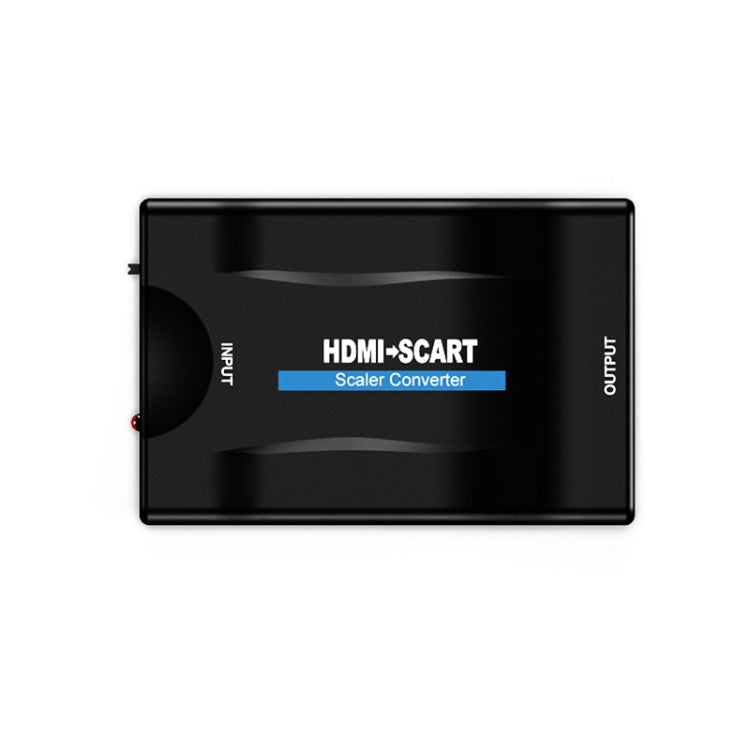 MINI MHL/HDMI TO SCART Video Converter Scaler(Black) - Converter by PMC Jewellery | Online Shopping South Africa | PMC Jewellery | Buy Now Pay Later Mobicred