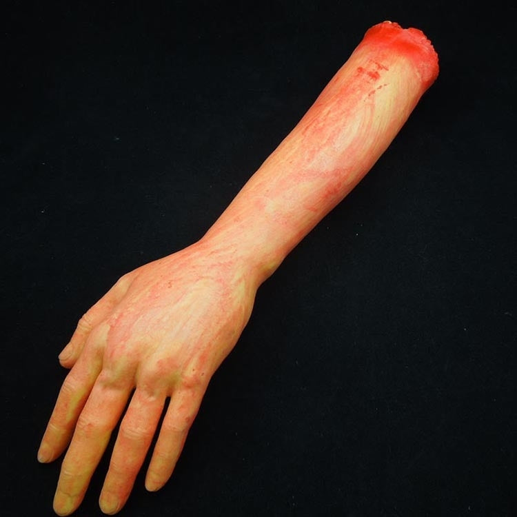 52cm Halloween Horror Props April Fool Day Party Prop Body Parts Decoration Long Bloody Hand - Halloween Prop Decorations by PMC TechLife | Online Shopping South Africa | PMC TechLife | Buy Now Pay Later Mobicred