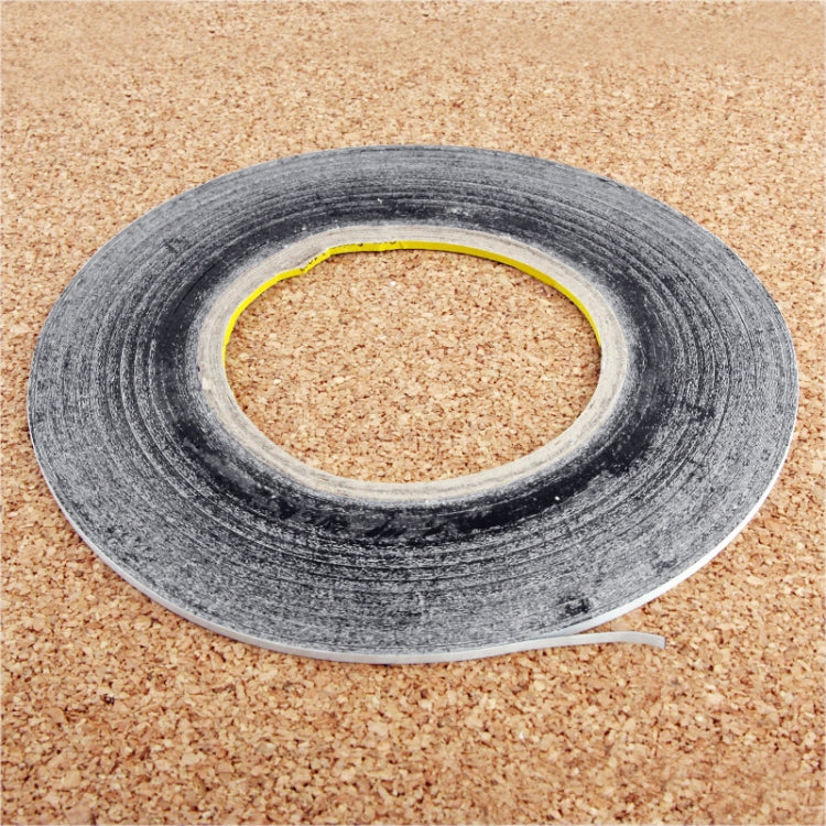 2mm Double Sided Adhesive Sticker Tape for iPhone / Samsung / HTC Mobile Phone Touch Panel Repair, Length: 50m(Black) - free shipping - PMC TechLife - Order now!