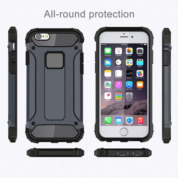For iPhone 6 & 6s Tough Armor TPU + PC Combination Case(Navy Blue) - More iPhone Cases by PMC TechLife | Online Shopping South Africa | PMC TechLife | Buy Now Pay Later Mobicred