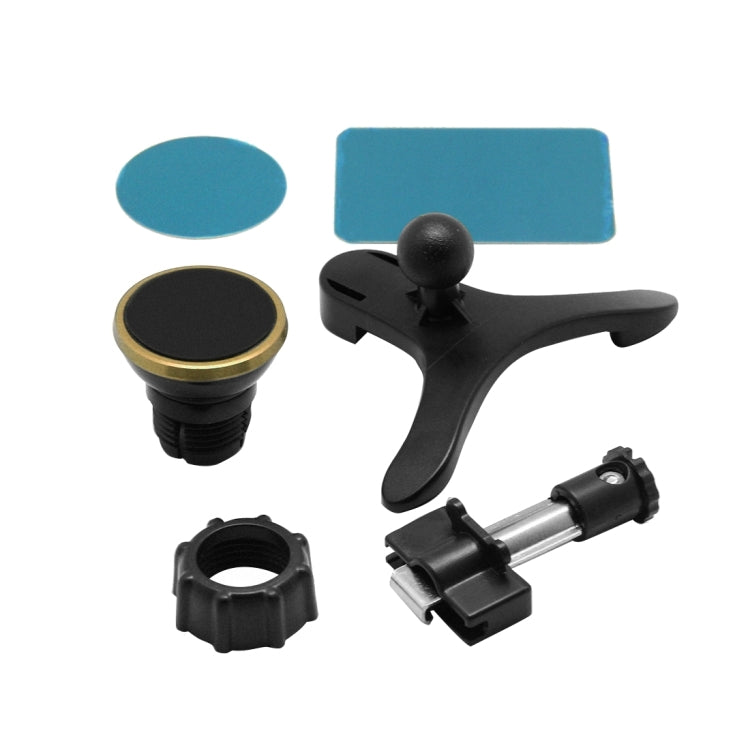 Rotatable Universal Car Air Vent Magnetic Phone Holder Stand Mount , For iPhone, Galaxy, Huawei, Xiaomi, Lenovo, Sony, LG, HTC and Other Smartphones(Gold) - Universal Car Holders by Young Player | Online Shopping South Africa | PMC TechLife | Buy Now Pay Later Mobicred
