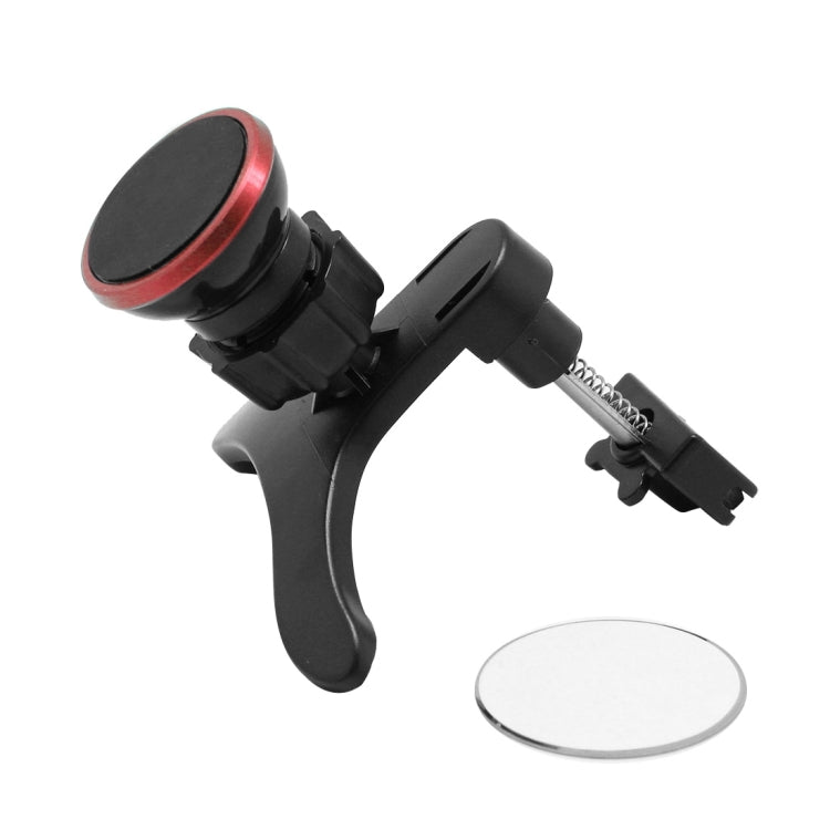 Rotatable Universal Car Air Vent Magnetic Phone Holder Stand Mount , For iPhone, Galaxy, Huawei, Xiaomi, Lenovo, Sony, LG, HTC and Other Smartphones(Red) - Universal Car Holders by Young Player | Online Shopping South Africa | PMC TechLife | Buy Now Pay Later Mobicred