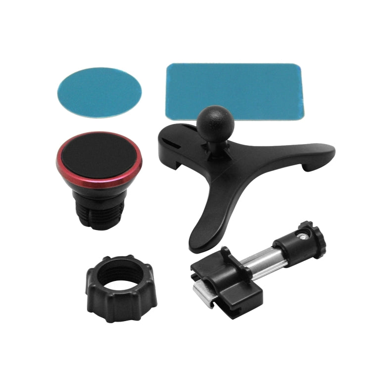 Rotatable Universal Car Air Vent Magnetic Phone Holder Stand Mount , For iPhone, Galaxy, Huawei, Xiaomi, Lenovo, Sony, LG, HTC and Other Smartphones(Red) - Universal Car Holders by Young Player | Online Shopping South Africa | PMC TechLife | Buy Now Pay Later Mobicred