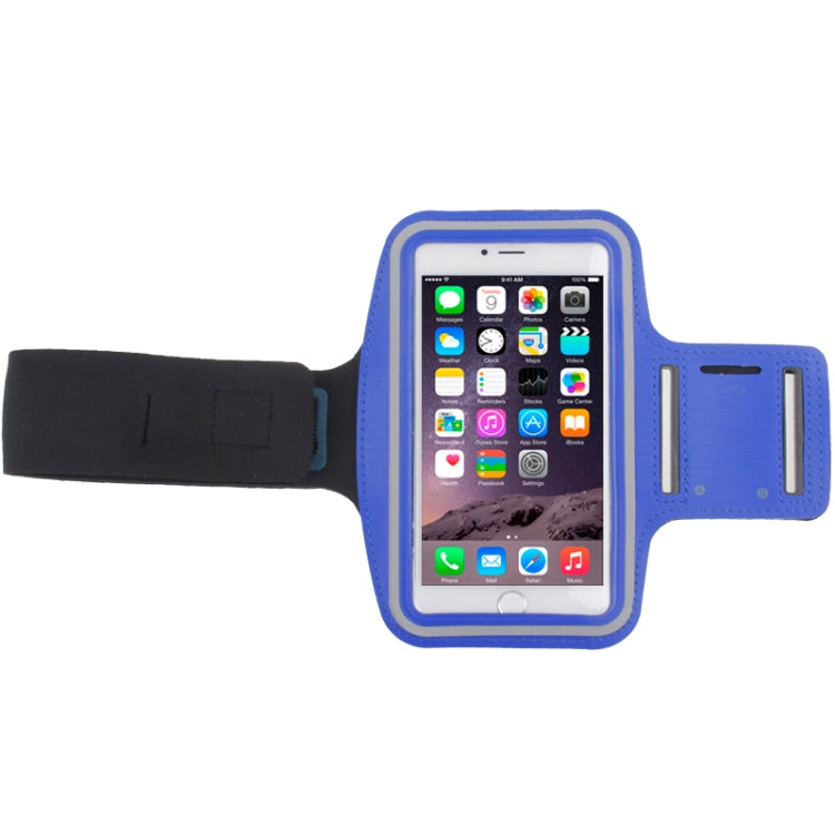 Sport Armband Case with Earphone Hole and Key Pocket for iPhone 6 Plus(Dark Blue) - More iPhone Cases by PMC TechLife | Online Shopping South Africa | PMC TechLife | Buy Now Pay Later Mobicred