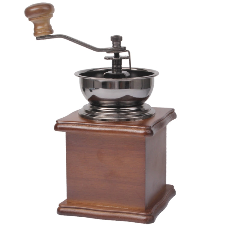 Manual Coffee Mill Wood Stand Bowl Antique Hand Coffee Bean Grinder - free shipping - PMC TechLife - Order now!