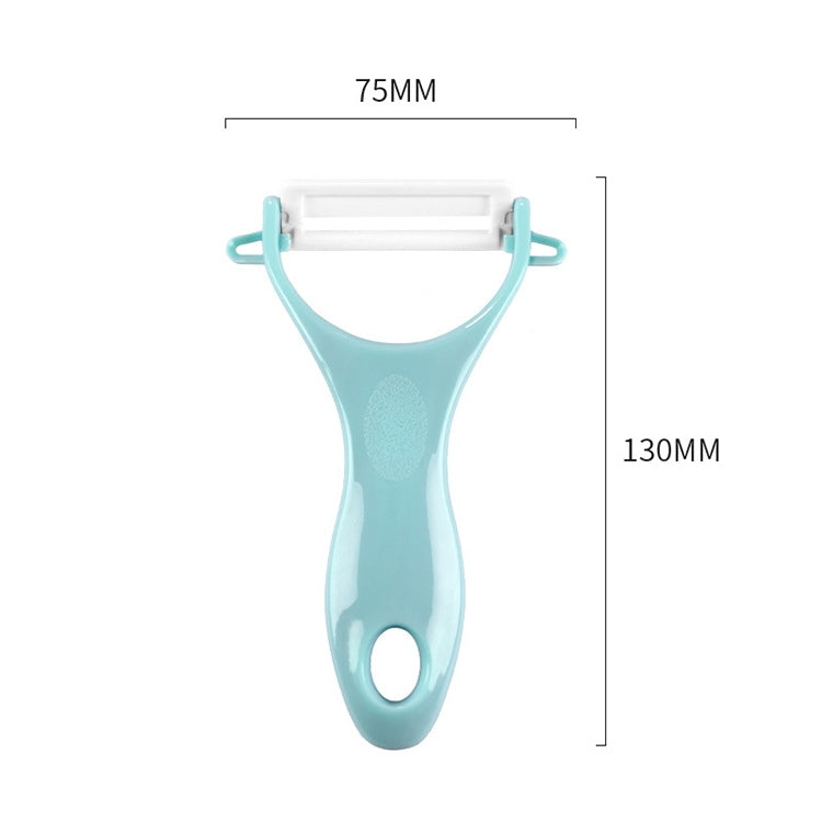 T Shaped Ceramic Skin Peeler with Durable ABS Handle, Random Color Delivery - Cutter & Peeler by PMC TechLife | Online Shopping South Africa | PMC TechLife | Buy Now Pay Later Mobicred