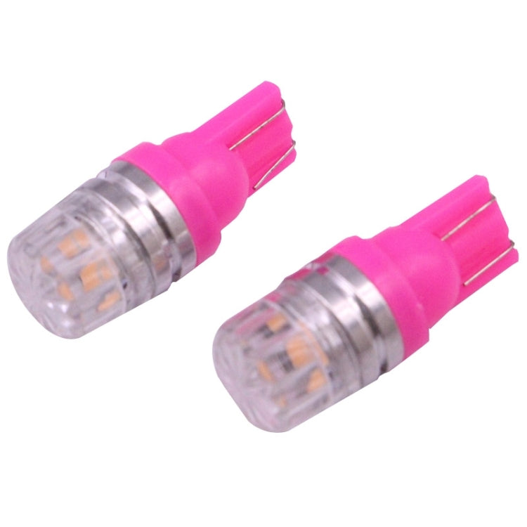 2 PCS T10 1.5W 60LM 1 LED Magenta COB LED Brake Light for Vehicles, DC12V(Magenta) - Instrument Lights by PMC TechLife | Online Shopping South Africa | PMC TechLife | Buy Now Pay Later Mobicred