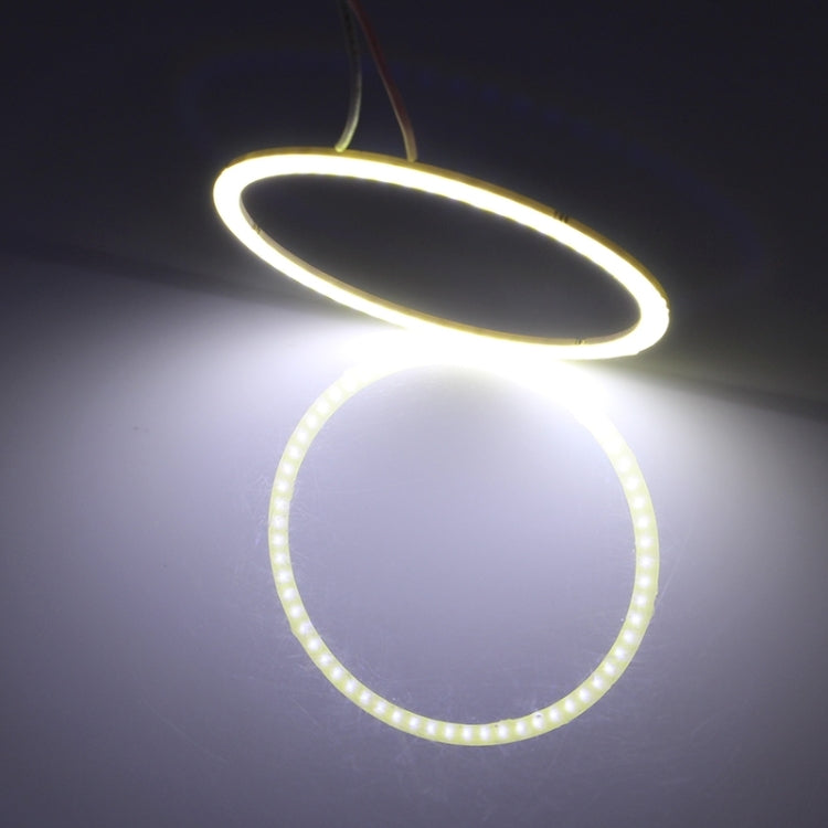 80mm 5W 180LM Angel Eyes Circles Car Headlight White Light COB LED Lights for Vehicles, DC 12-24V - Eagle Eye Lamps by PMC TechLife | Online Shopping South Africa | PMC TechLife | Buy Now Pay Later Mobicred