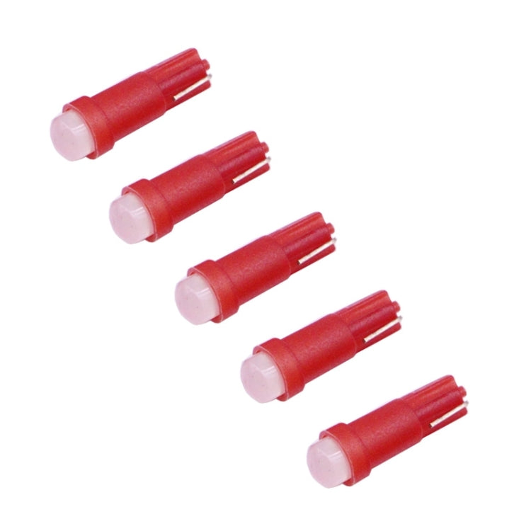 2 PCS T5 0.5W 20LM Red Light 1 LED COB LED Instrument Light Bulb Dashboard Light for Vehicles, DC 12V(Red) - Instrument Lights by PMC TechLife | Online Shopping South Africa | PMC TechLife | Buy Now Pay Later Mobicred