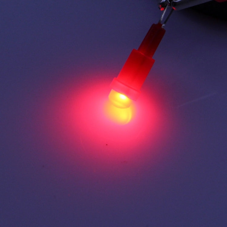 2 PCS T5 0.5W 20LM Red Light 1 LED COB LED Instrument Light Bulb Dashboard Light for Vehicles, DC 12V(Red) - Instrument Lights by PMC TechLife | Online Shopping South Africa | PMC TechLife | Buy Now Pay Later Mobicred