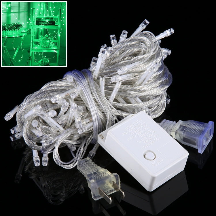 10m LED String Decoration Light, 100 LEDs with End Joint & 8 Display Modes Controller for Christmas Party, AC 110V, US Plug - Holiday Lights by PMC TechLife | Online Shopping South Africa | PMC TechLife | Buy Now Pay Later Mobicred