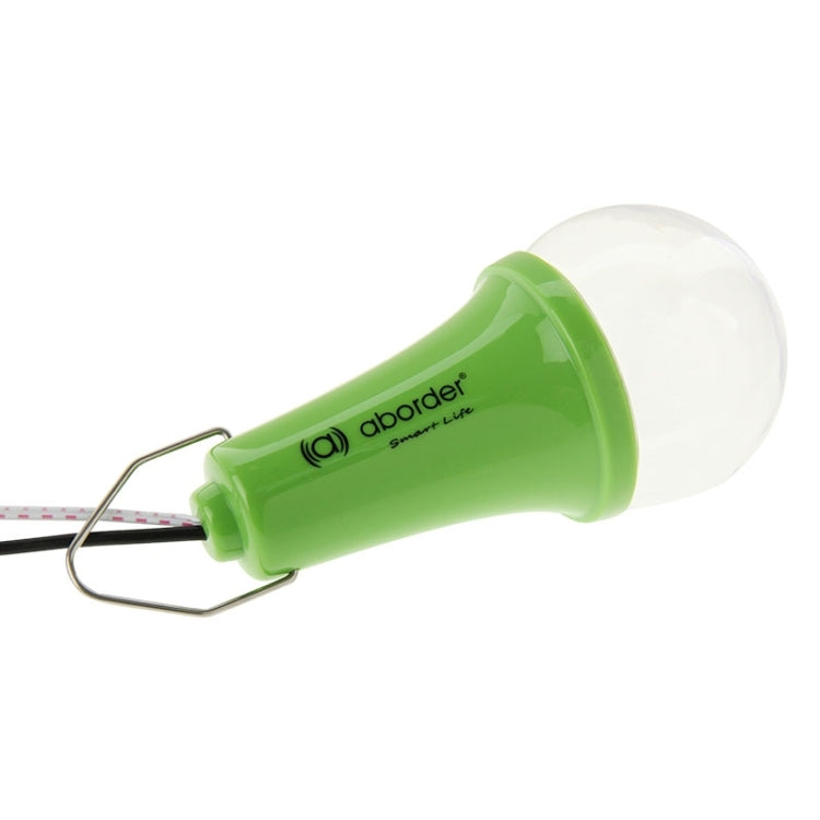 1W 1200mAh LED Energy Saving Light Bulb, Solar Powered Lighting System (Green) - Camping Lighting by PMc TechLife | Online Shopping South Africa | PMc TechLife | Buy Now Pay Later Mobicred