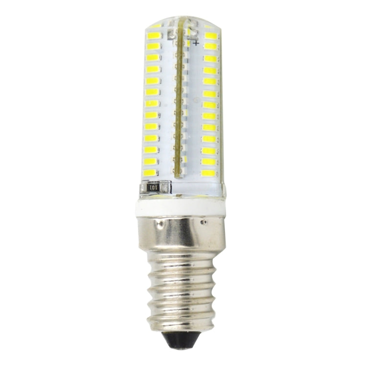 E14 5W 400LM 104 LED SMD 3014 Silicone Corn Light Bulb, AC 220V (White Light) - LED Blubs & Tubes by PMc TechLife | Online Shopping South Africa | PMc TechLife | Buy Now Pay Later Mobicred