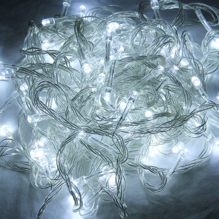 10m Waterproof IP44 String Decoration Light , For Christmas Party, 100 LED White Light, with 8 Functions Controller, 220V, UK Plug - Holiday Lights by PMC TechLife | Online Shopping South Africa | PMC TechLife | Buy Now Pay Later Mobicred