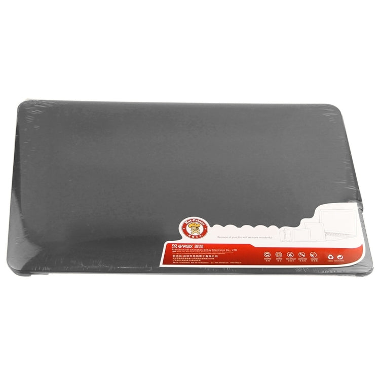 ENKAY for Macbook Air 13.3 inch (US Version) / A1369 / A1466 Hat-Prince 3 in 1 Frosted Hard Shell Plastic Protective Case with Keyboard Guard & Port Dust Plug(Black) - free shipping - PMC Jewellery - Order now!