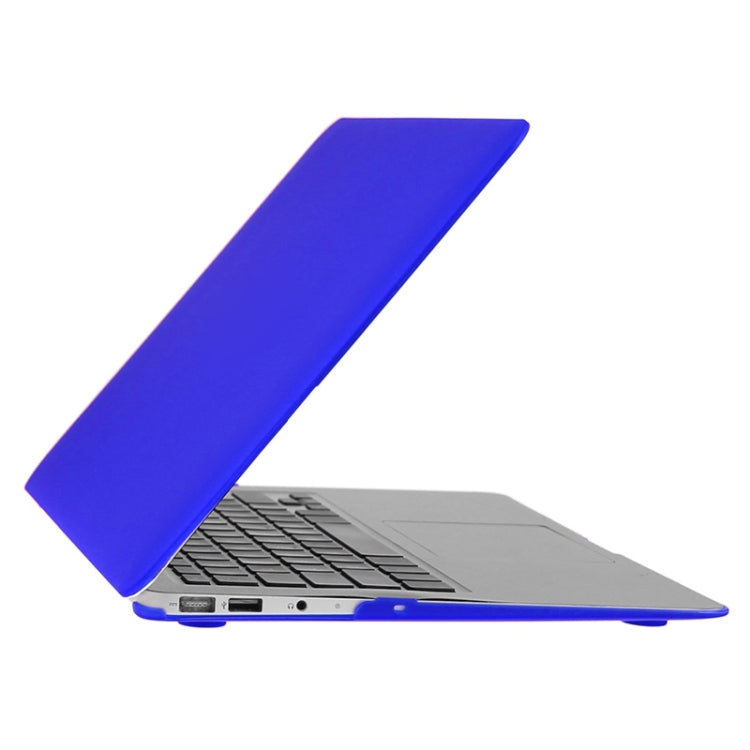 ENKAY for Macbook Air 13.3 inch (US Version) / A1369 / A1466 Hat-Prince 3 in 1 Frosted Hard Shell Plastic Protective Case with Keyboard Guard & Port Dust Plug(Dark Blue) - free shipping - PMC Jewellery - Order now!