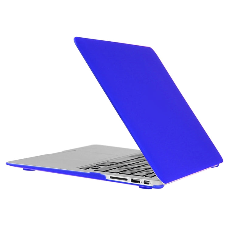 ENKAY for Macbook Air 13.3 inch (US Version) / A1369 / A1466 Hat-Prince 3 in 1 Frosted Hard Shell Plastic Protective Case with Keyboard Guard & Port Dust Plug(Dark Blue) - free shipping - PMC Jewellery - Order now!