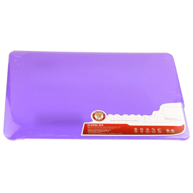 ENKAY for Macbook Air 13.3 inch (US Version) / A1369 / A1466 Hat-Prince 3 in 1 Frosted Hard Shell Plastic Protective Case with Keyboard Guard & Port Dust Plug(Purple) - free shipping - PMC Jewellery - Order now!