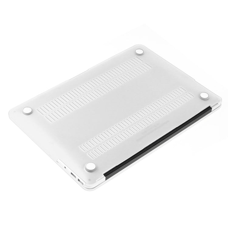 ENKAY for Macbook Air 13.3 inch (US Version) / A1369 / A1466 Hat-Prince 3 in 1 Frosted Hard Shell Plastic Protective Case with Keyboard Guard & Port Dust Plug(White) - free shipping - PMC Jewellery - Order now!