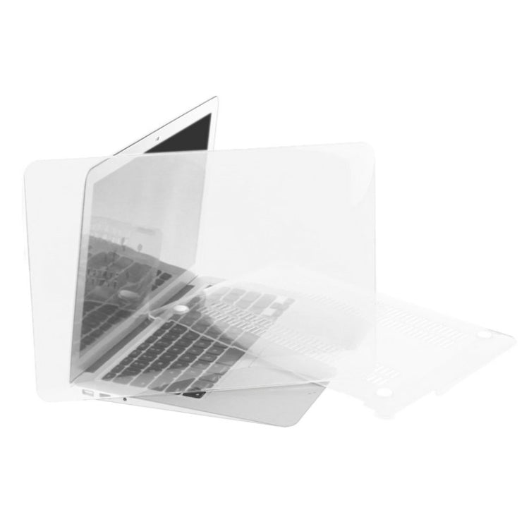 ENKAY for Macbook Air 11.6 inch (US Version) / A1370 / A1465 Hat-Prince 3 in 1 Crystal Hard Shell Plastic Protective Case with Keyboard Guard & Port Dust Plug(White) - free shipping - PMC Jewellery - Order now!