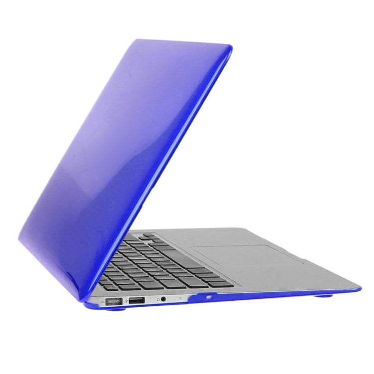 ENKAY for Macbook Air 13.3 inch (US Version) / A1369 / A1466 Hat-Prince 3 in 1 Crystal Hard Shell Plastic Protective Case with Keyboard Guard & Port Dust Plug(Dark Blue) - free shipping - PMC Jewellery - Order now!