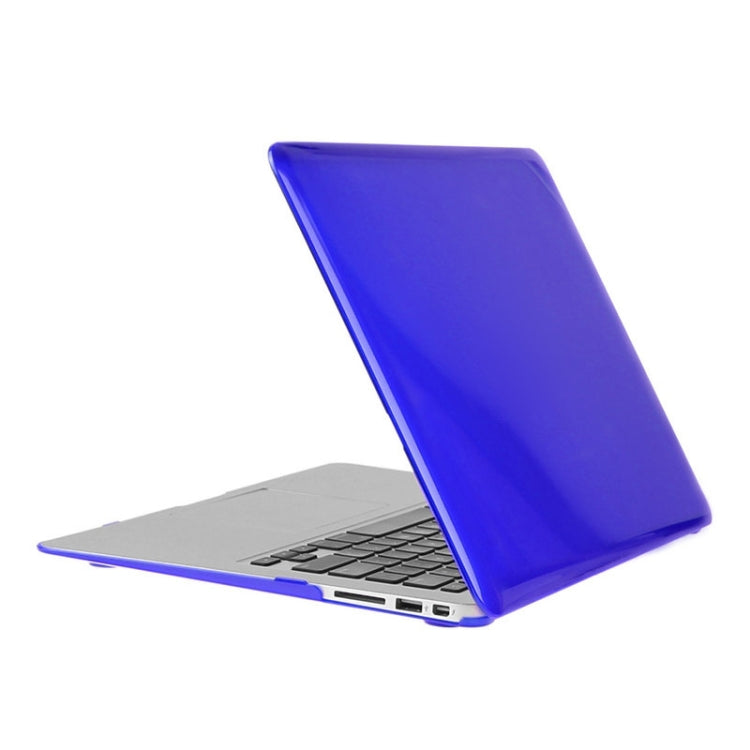 ENKAY for Macbook Air 13.3 inch (US Version) / A1369 / A1466 Hat-Prince 3 in 1 Crystal Hard Shell Plastic Protective Case with Keyboard Guard & Port Dust Plug(Dark Blue) - free shipping - PMC Jewellery - Order now!