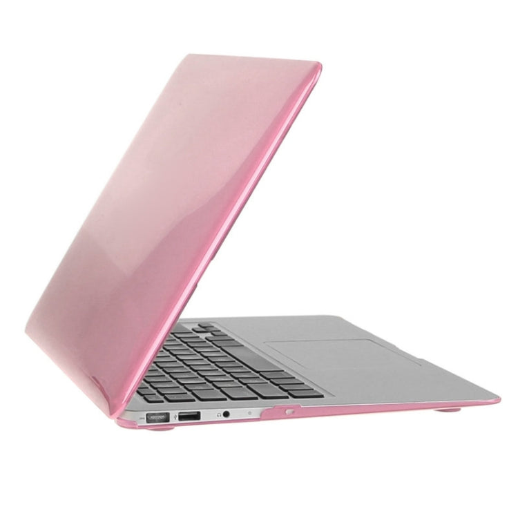 ENKAY for Macbook Air 13.3 inch (US Version) / A1369 / A1466 Hat-Prince 3 in 1 Crystal Hard Shell Plastic Protective Case with Keyboard Guard & Port Dust Plug(Pink) - free shipping - PMC Jewellery - Order now!