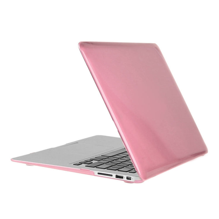ENKAY for Macbook Air 13.3 inch (US Version) / A1369 / A1466 Hat-Prince 3 in 1 Crystal Hard Shell Plastic Protective Case with Keyboard Guard & Port Dust Plug(Pink) - free shipping - PMC Jewellery - Order now!