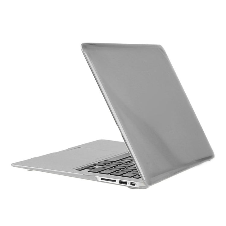 ENKAY for Macbook Air 13.3 inch (US Version) / A1369 / A1466 Hat-Prince 3 in 1 Crystal Hard Shell Plastic Protective Case with Keyboard Guard & Port Dust Plug(Grey) - free shipping - PMC Jewellery - Order now!