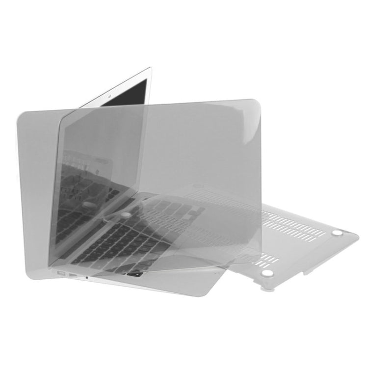 ENKAY for Macbook Air 13.3 inch (US Version) / A1369 / A1466 Hat-Prince 3 in 1 Crystal Hard Shell Plastic Protective Case with Keyboard Guard & Port Dust Plug(Grey) - free shipping - PMC Jewellery - Order now!