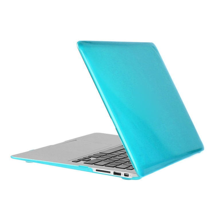 ENKAY for Macbook Air 13.3 inch (US Version) / A1369 / A1466 Hat-Prince 3 in 1 Crystal Hard Shell Plastic Protective Case with Keyboard Guard & Port Dust Plug(Blue) - free shipping - PMC Jewellery - Order now!