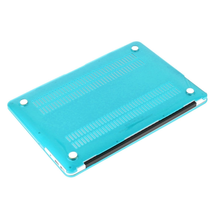 ENKAY for Macbook Air 13.3 inch (US Version) / A1369 / A1466 Hat-Prince 3 in 1 Crystal Hard Shell Plastic Protective Case with Keyboard Guard & Port Dust Plug(Blue) - free shipping - PMC Jewellery - Order now!