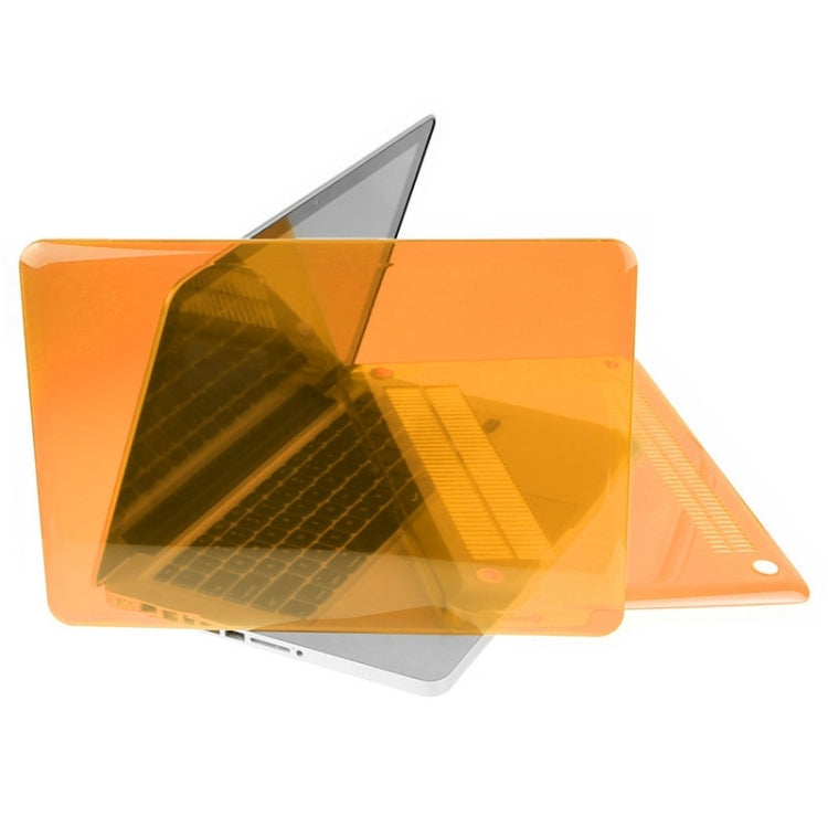 ENKAY for Macbook Pro 13.3 inch (US Version) / A1278 Hat-Prince 3 in 1 Crystal Hard Shell Plastic Protective Case with Keyboard Guard & Port Dust Plug(Orange) - free shipping - PMC Jewellery - Order now!