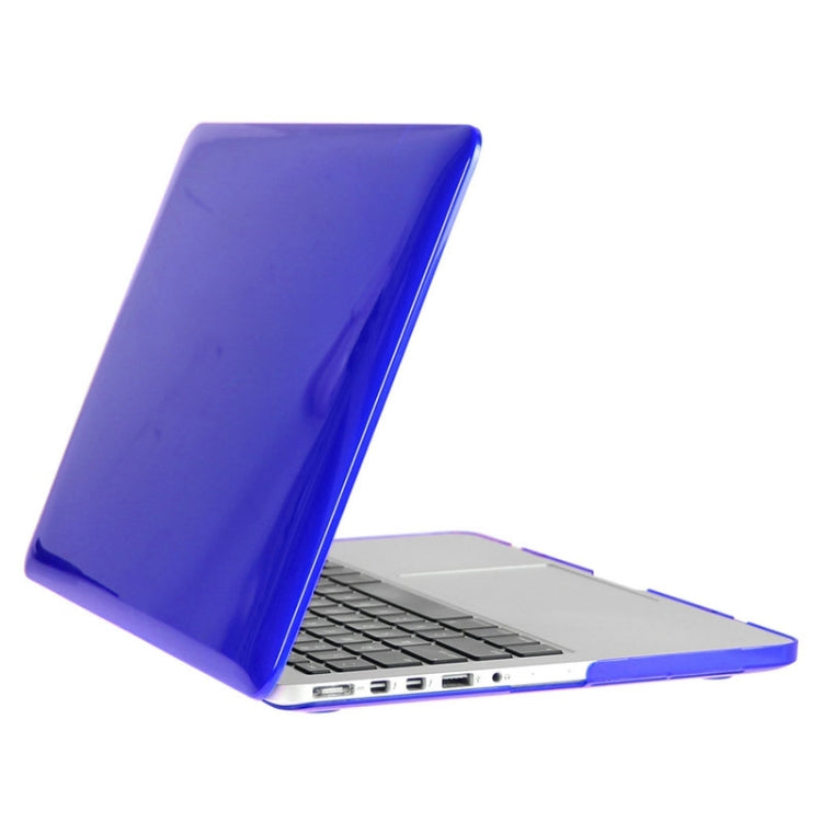 ENKAY for Macbook Pro Retina 13.3 inch (US Version) / A1425 / A1502 Hat-Prince 3 in 1 Crystal Hard Shell Plastic Protective Case with Keyboard Guard & Port Dust Plug(Dark Blue) - free shipping - PMC Jewellery - Order now!