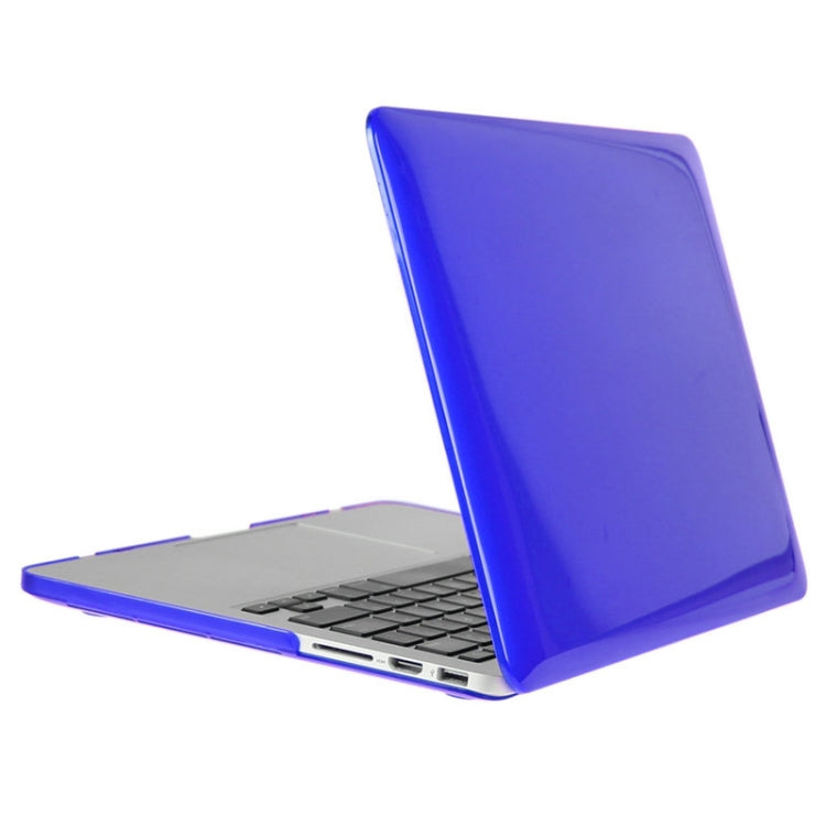 ENKAY for Macbook Pro Retina 13.3 inch (US Version) / A1425 / A1502 Hat-Prince 3 in 1 Crystal Hard Shell Plastic Protective Case with Keyboard Guard & Port Dust Plug(Dark Blue) - free shipping - PMC Jewellery - Order now!