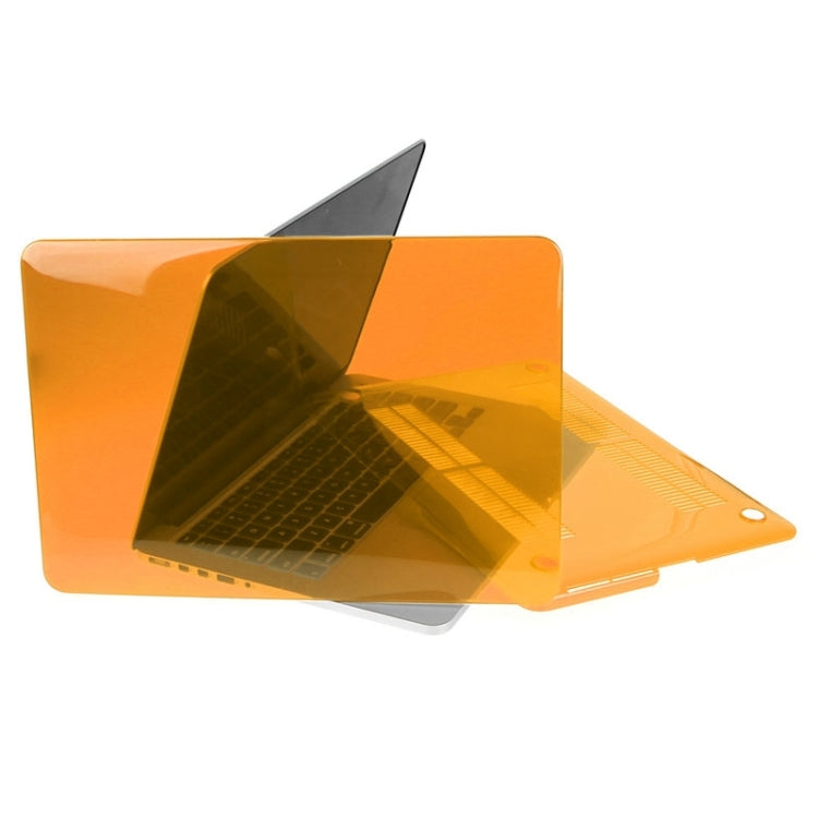 ENKAY for Macbook Pro Retina 13.3 inch (US Version) / A1425 / A1502 Hat-Prince 3 in 1 Crystal Hard Shell Plastic Protective Case with Keyboard Guard & Port Dust Plug(Orange) - free shipping - PMC Jewellery - Order now!