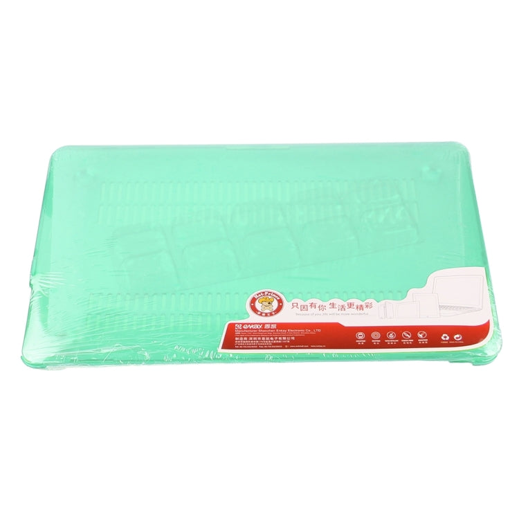 ENKAY for Macbook Pro Retina 13.3 inch (US Version) / A1425 / A1502 Hat-Prince 3 in 1 Crystal Hard Shell Plastic Protective Case with Keyboard Guard & Port Dust Plug(Green) - free shipping - PMC Jewellery - Order now!
