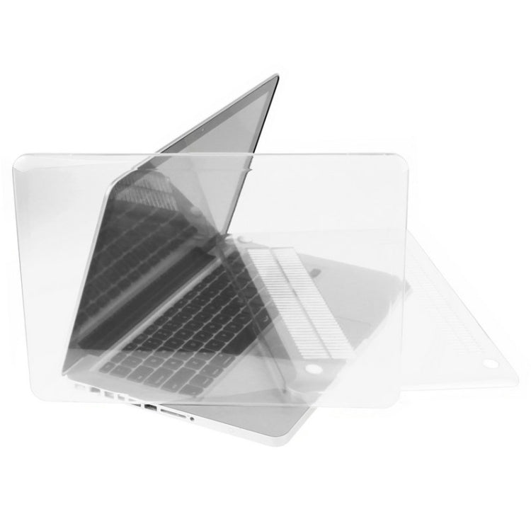 ENKAY for Macbook Pro 15.4 inch (US Version) / A1286 Hat-Prince 3 in 1 Crystal Hard Shell Plastic Protective Case with Keyboard Guard & Port Dust Plug(White) - free shipping - PMC Jewellery - Order now!