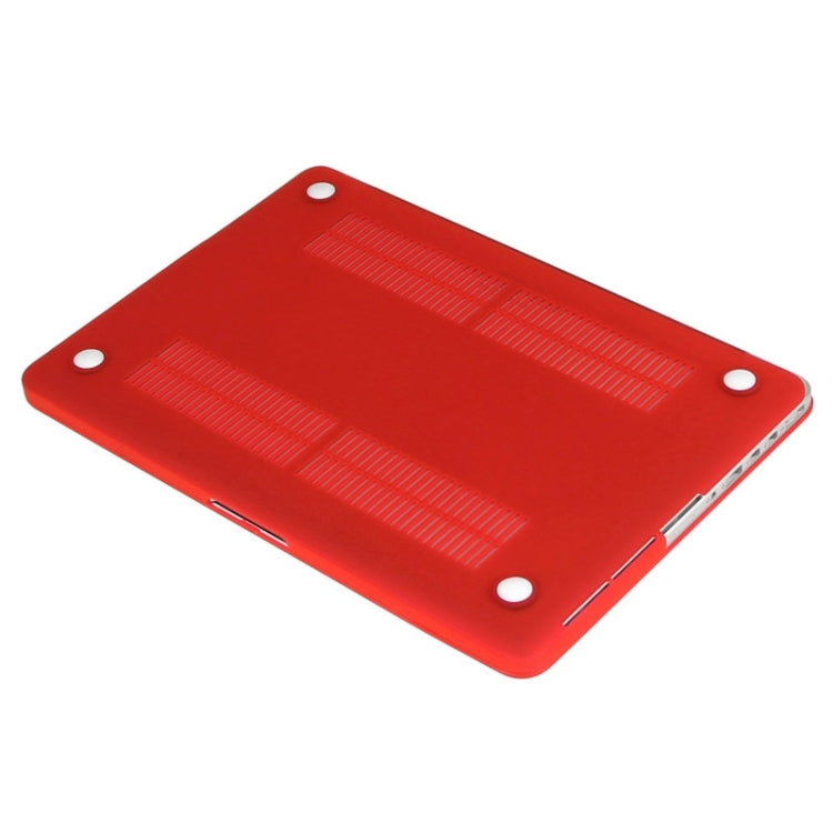 ENKAY for Macbook Pro Retina 13.3 inch (US Version) / A1425 / A1502 Hat-Prince 3 in 1 Frosted Hard Shell Plastic Protective Case with Keyboard Guard & Port Dust Plug(Red) - free shipping - PMC Jewellery - Order now!