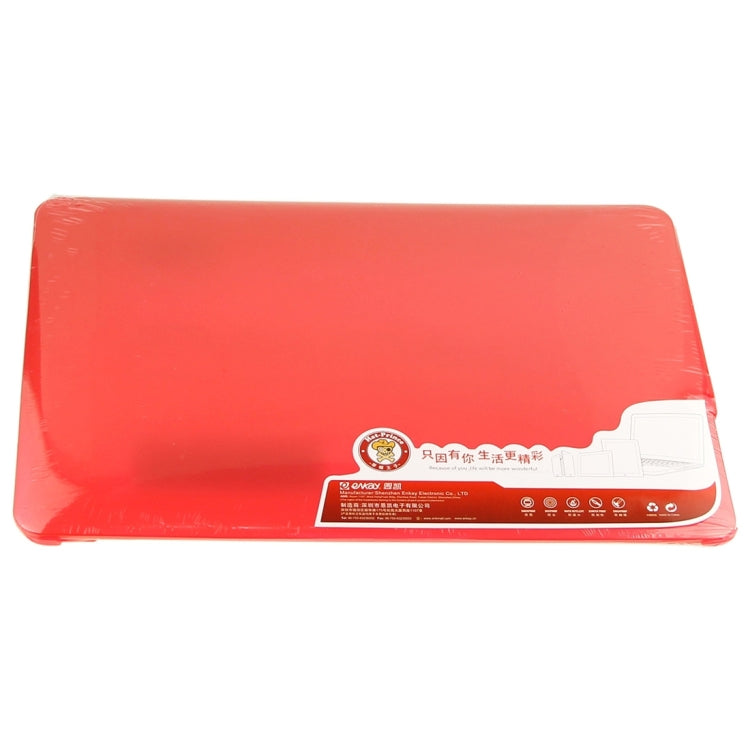 ENKAY for Macbook Pro Retina 13.3 inch (US Version) / A1425 / A1502 Hat-Prince 3 in 1 Frosted Hard Shell Plastic Protective Case with Keyboard Guard & Port Dust Plug(Red) - free shipping - PMC Jewellery - Order now!