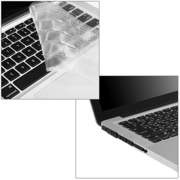 ENKAY for Macbook Pro 15.4 inch (US Version) / A1286 Hat-Prince 3 in 1 Frosted Hard Shell Plastic Protective Case with Keyboard Guard & Port Dust Plug(Black) - free shipping - PMC Jewellery - Order now!