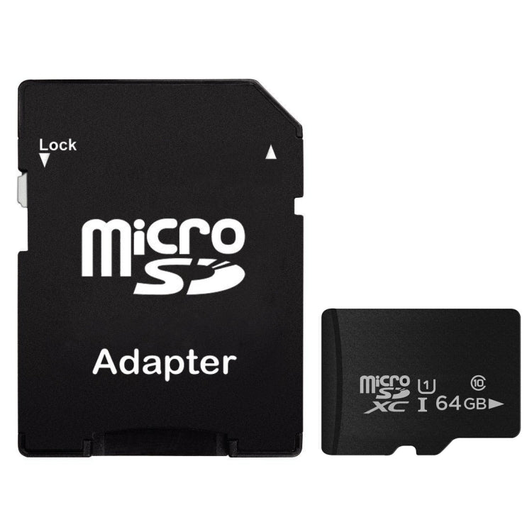 64GB High Speed Class 10 Micro SD(TF) Memory Card from Taiwan, Write: 8mb/s, Read: 12mb/s (100% Real Capacity)(Black) - Micro SD Card by PMC TechLife | Online Shopping South Africa | PMC TechLife | Buy Now Pay Later Mobicred