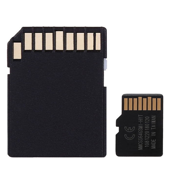 64GB High Speed Class 10 Micro SD(TF) Memory Card from Taiwan, Write: 8mb/s, Read: 12mb/s (100% Real Capacity)(Black) - Micro SD Card by PMC TechLife | Online Shopping South Africa | PMC TechLife | Buy Now Pay Later Mobicred