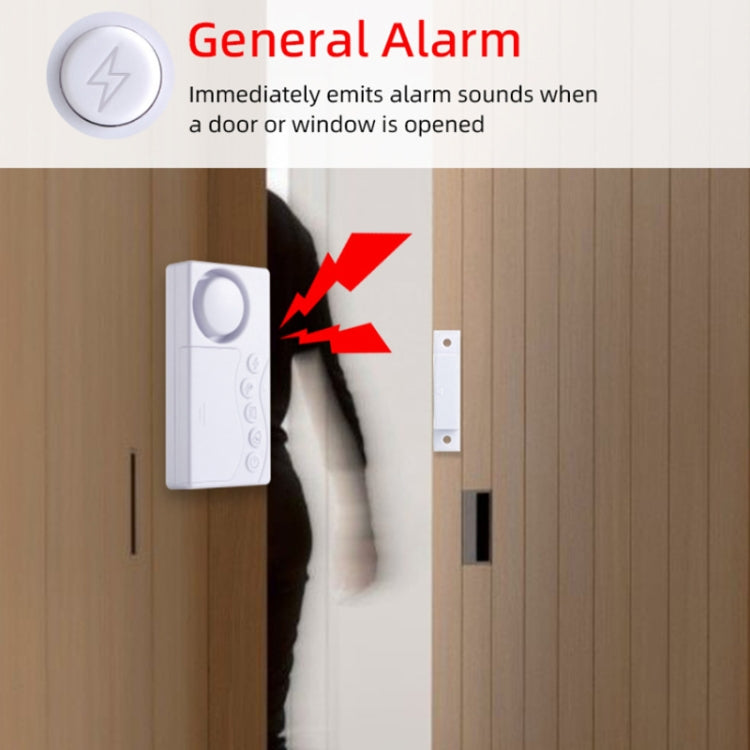 4 in 1 Door Magnet Refrigerator Delayed Door Closing Bell Anti-theft Alarm (3V) - Door Window Alarm by PMc TechLife | Online Shopping South Africa | PMc TechLife | Buy Now Pay Later Mobicred