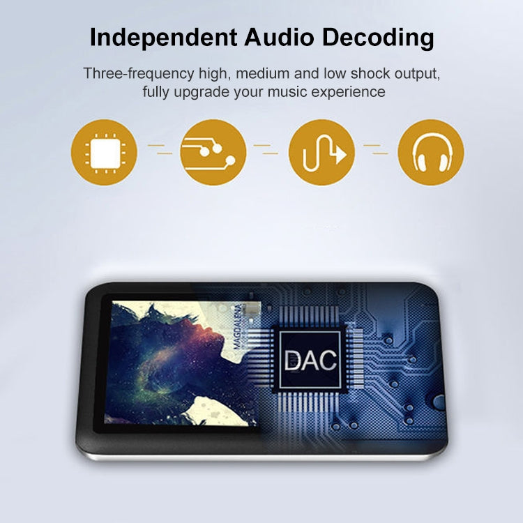 1.8 inch TFT Screen MP4 Player with TF Card Slot, Support Recorder, FM Radio, E-Book and Calendar(Silver) - MP4 Player by PMC TechLife | Online Shopping South Africa | PMC TechLife | Buy Now Pay Later Mobicred