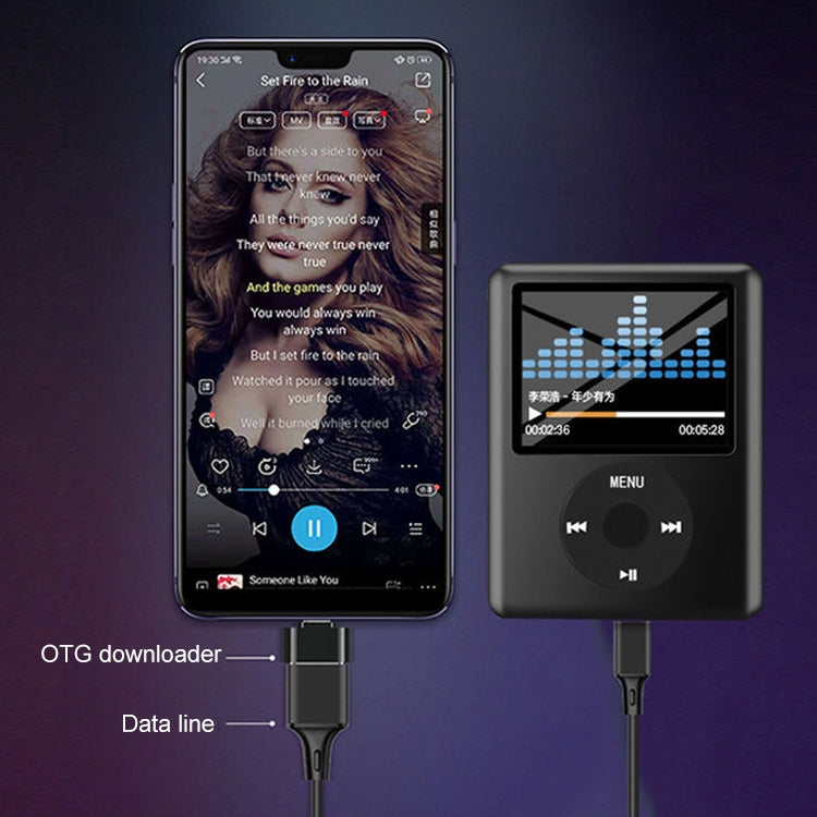 1.8 inch TFT Screen MP4 Player with TF Card Slot, Support Recorder, FM Radio, E-Book and Calendar(Baby Blue) - free shipping - PMC TechLife - Order now!