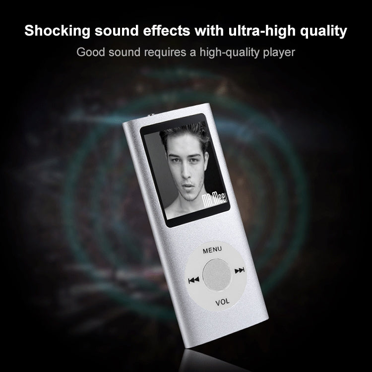 1.8 inch TFT Screen Metal MP4 Player with TF Card Slot, Support Recorder, FM Radio, E-Book and Calendar(Silver) - MP4 Player by PMC TechLife | Online Shopping South Africa | PMC TechLife | Buy Now Pay Later Mobicred