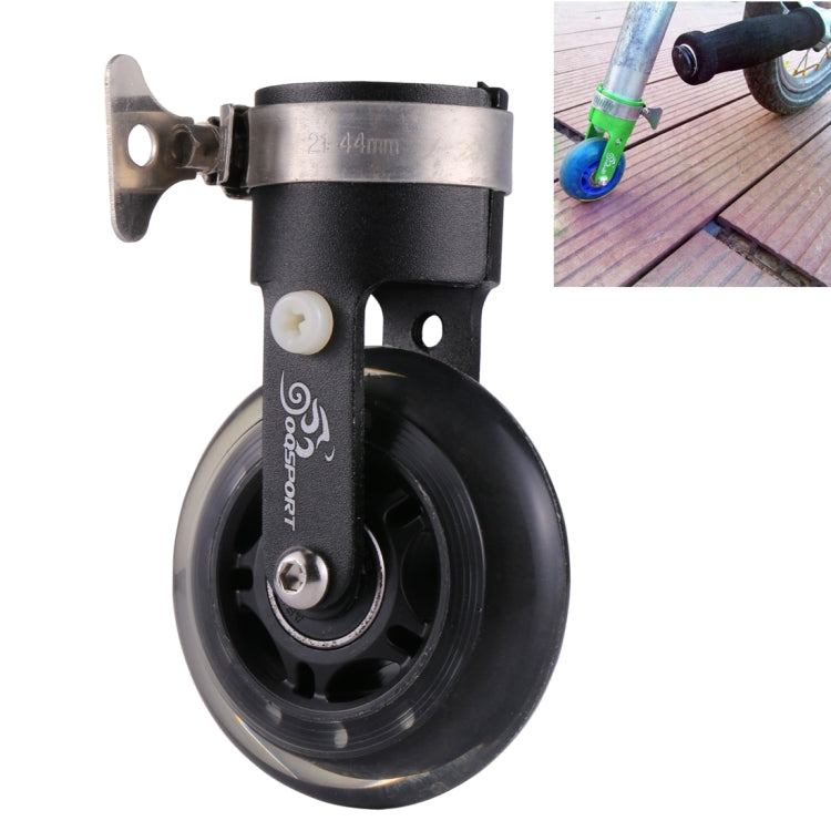 OQSPORT Folding Bicycle Auxiliary Wheel Booster Wheel(Black) - Others by PMC TechLife | Online Shopping South Africa | PMC TechLife | Buy Now Pay Later Mobicred