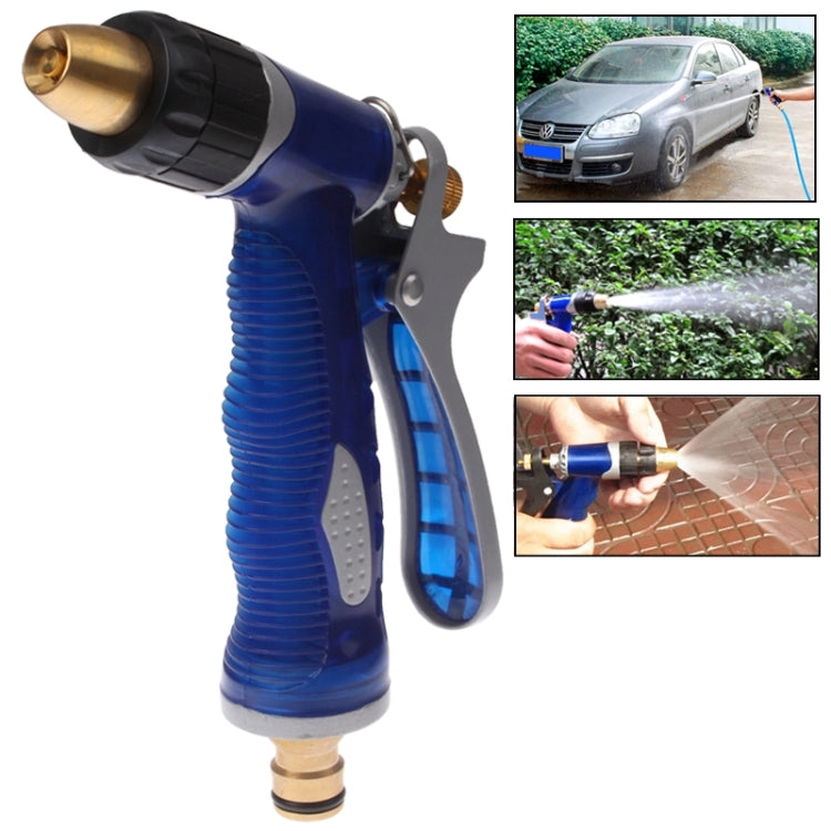 KANEED High Pressure Water Hose Nozzle Copper Water Gun Head for Home Car Washing(Blue) - Car Washer & Accessories by KANEED | Online Shopping South Africa | PMC TechLife | Buy Now Pay Later Mobicred