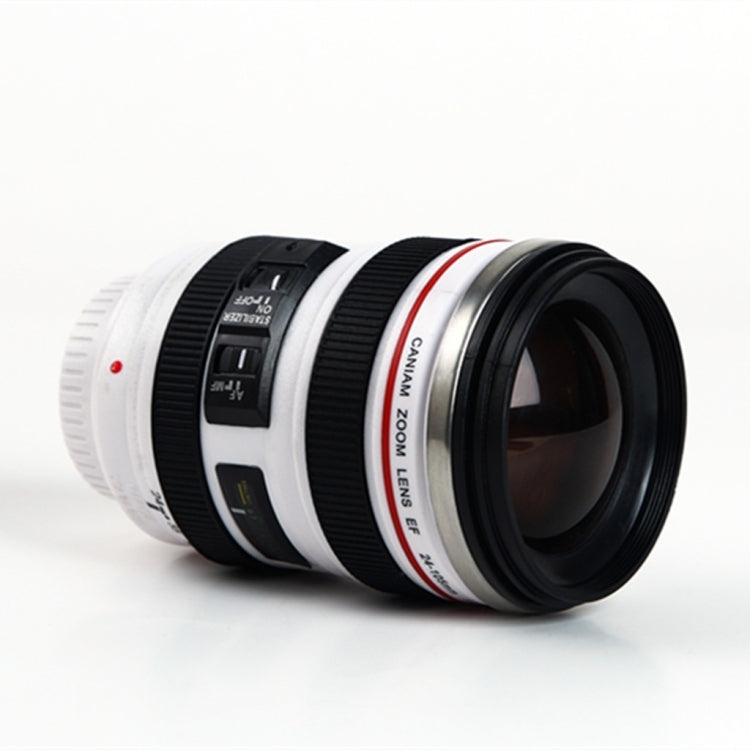 400ML Camera Lens Cup Mug Caniam EF 24-105mm F4 Filter Cup for Coffee Milk Water as Gift(White) - Vacuum Thermoses & Cups by PMC TechLife | Online Shopping South Africa | PMC TechLife | Buy Now Pay Later Mobicred